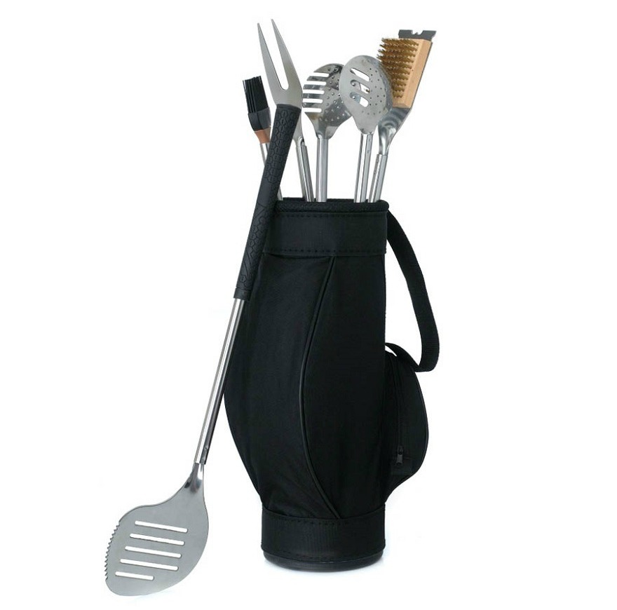 Father of the bride gifts Barbeque tools in golf bag | Confetti.co.uk