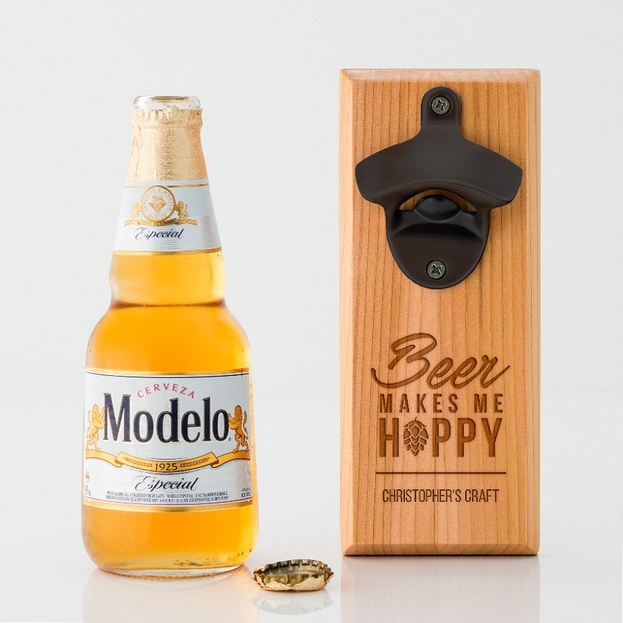 Father of the bride gifts wall mounted bottle opener | Confetti.co.uk