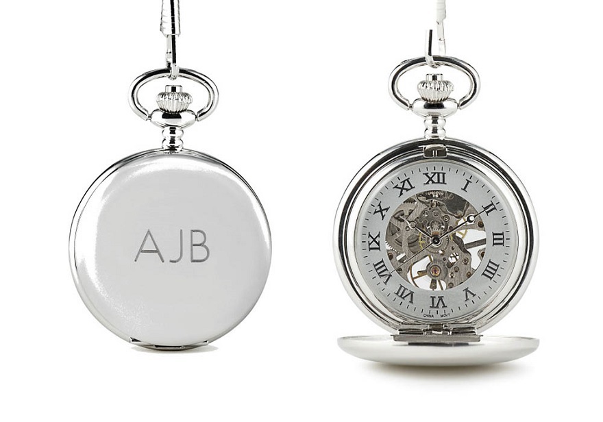 Father of the bride gifts mechanical pocket watch | Confetti.co.uk