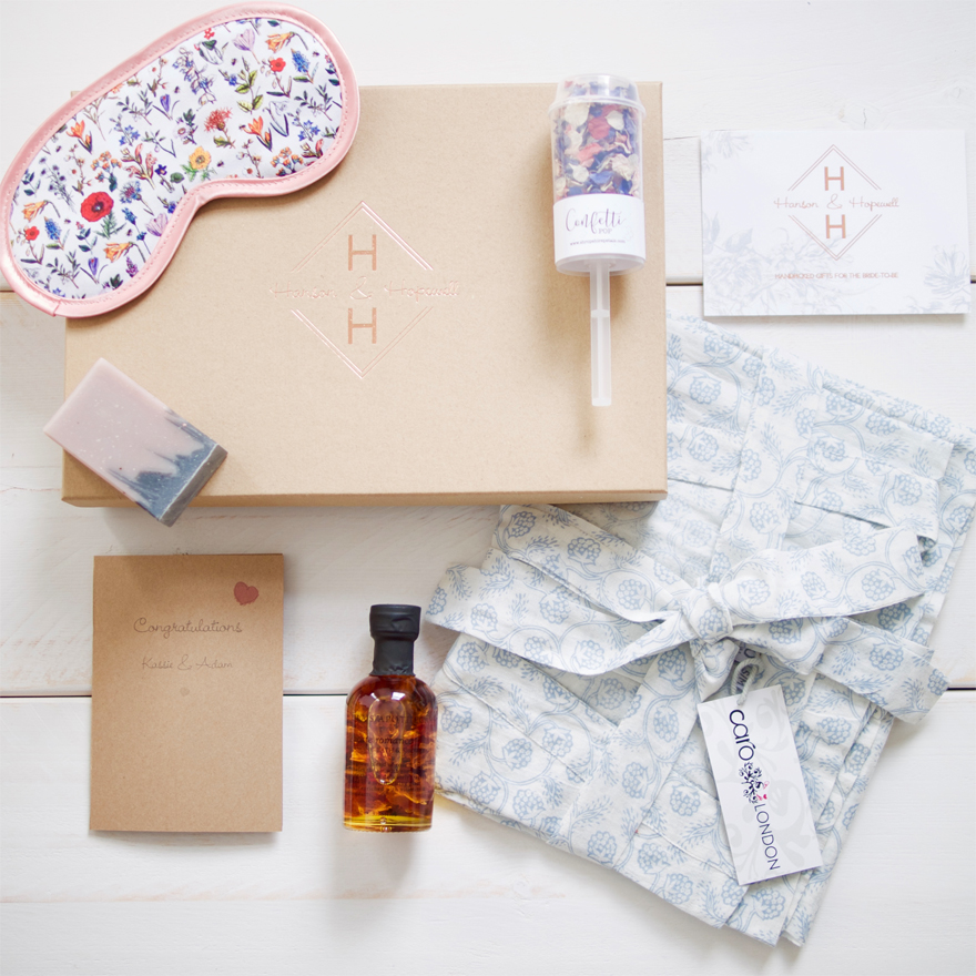 Hanson and Hopewell Indulge wedding gift box | Confetti.co.uk