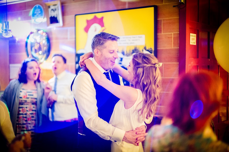 Bride and Groom first dance at soho city wedding | Confetti.co.uk