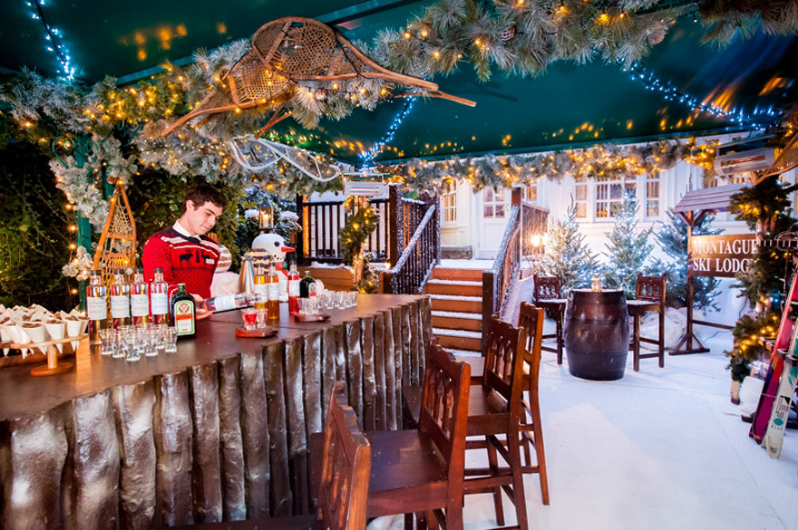 The Montague on the Gardens Ski Lodge Winter Bar | Confetti.co.uk