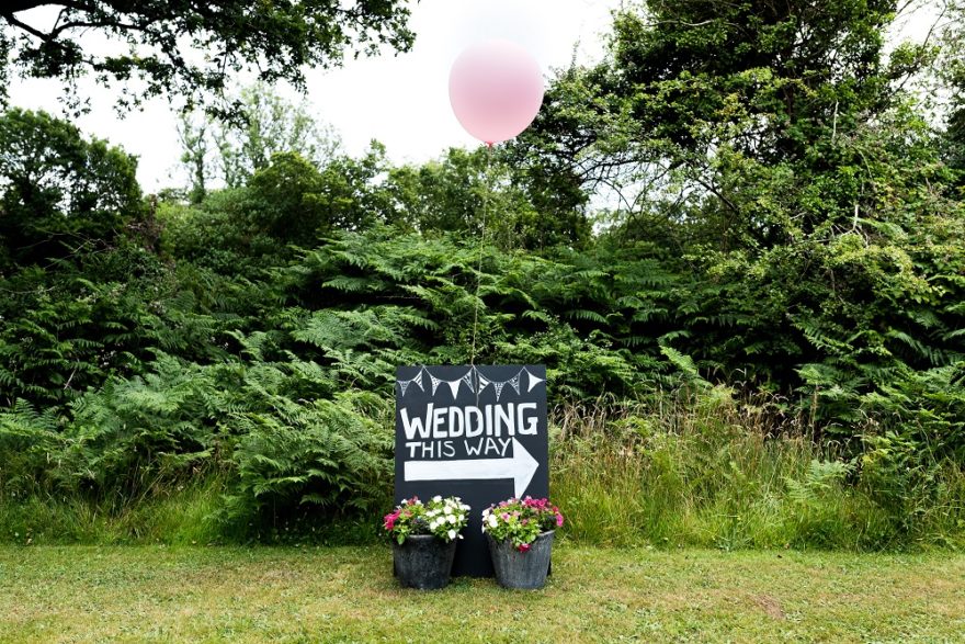 Wedding Sign at Careys Manor | Confetti.co.uk