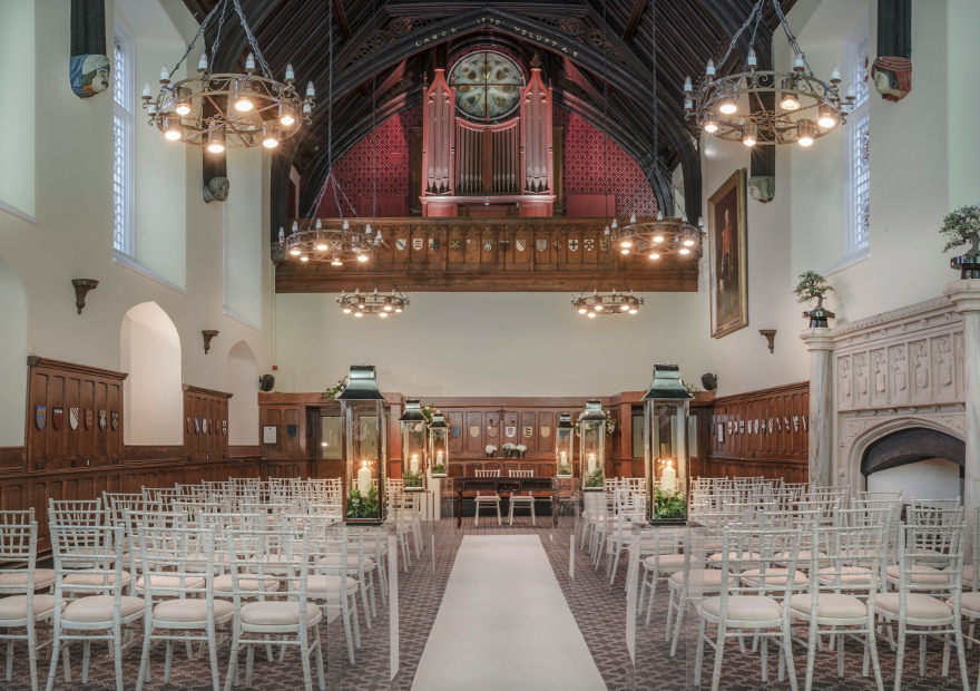 Wedding venue with chapel De Vere Horsley Estate | Confettic.co.uk