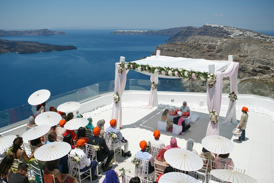 MarryMe in Greece Hindu wedding in a winery | Confetti.co.uk