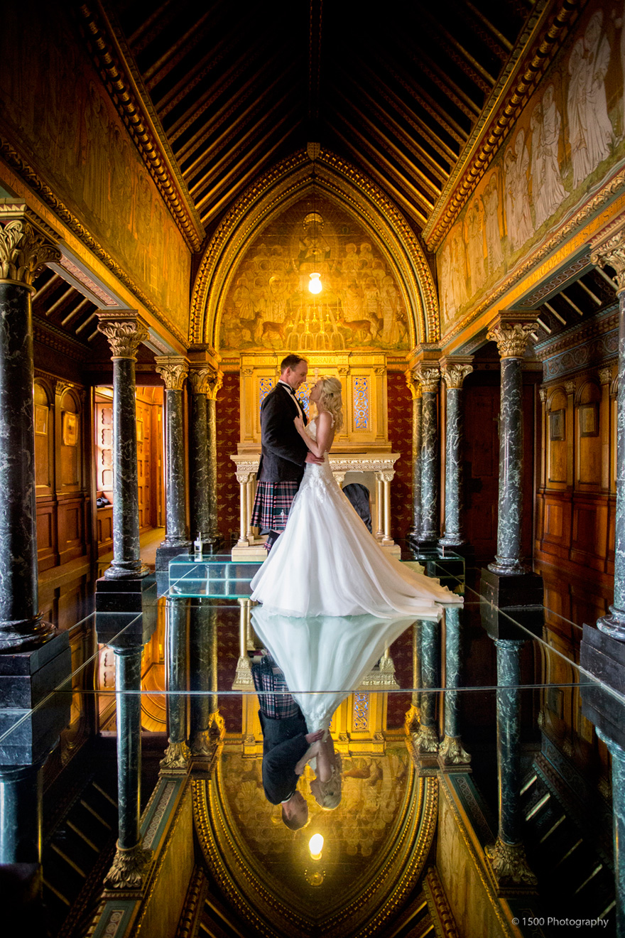 Burges Chapel Visual Arts Installation Mirrored Floor Popular For Wedding Photos by 1500photography