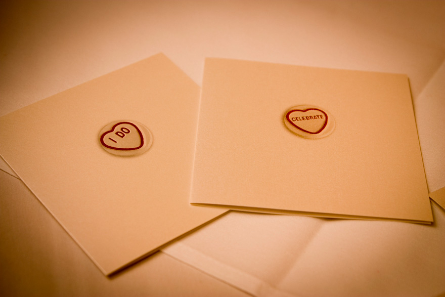 Candy Hearts with Messages Stationery Seals | Confetti.co.uk