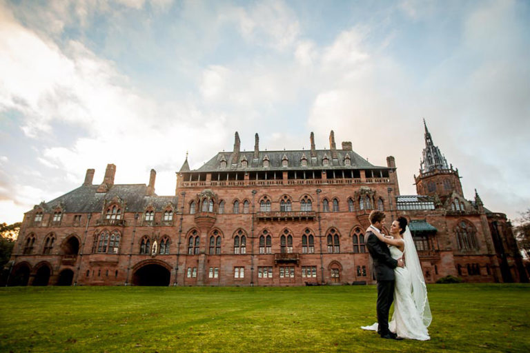 Mount Stuart House taken from the Front Lawn - Mount Stuart A Stunning Neo Gothic 19th Century Mansion in Scotland Isle of Bute by vanishingmomentsphotography.com | Confetti.co.uk