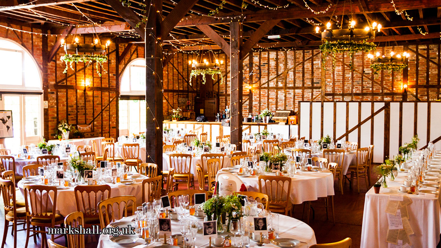 The Coach House at Marks Hall Rustic Wedding Venue with Exposed Timbers and Stone Walls | Confetti.co.uk