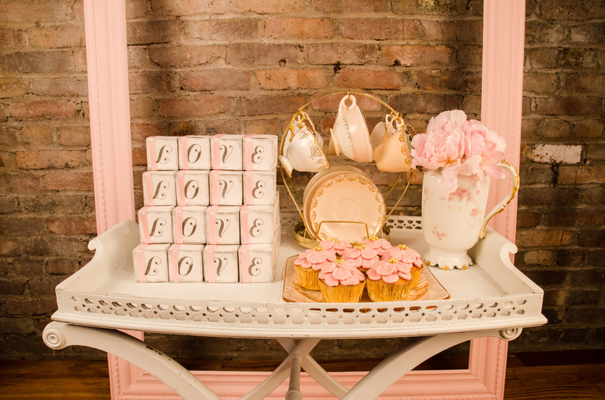 Pink White and Gold Vintage Tea Party Afternoon Tea Party Ideas | Confetti.co.uk