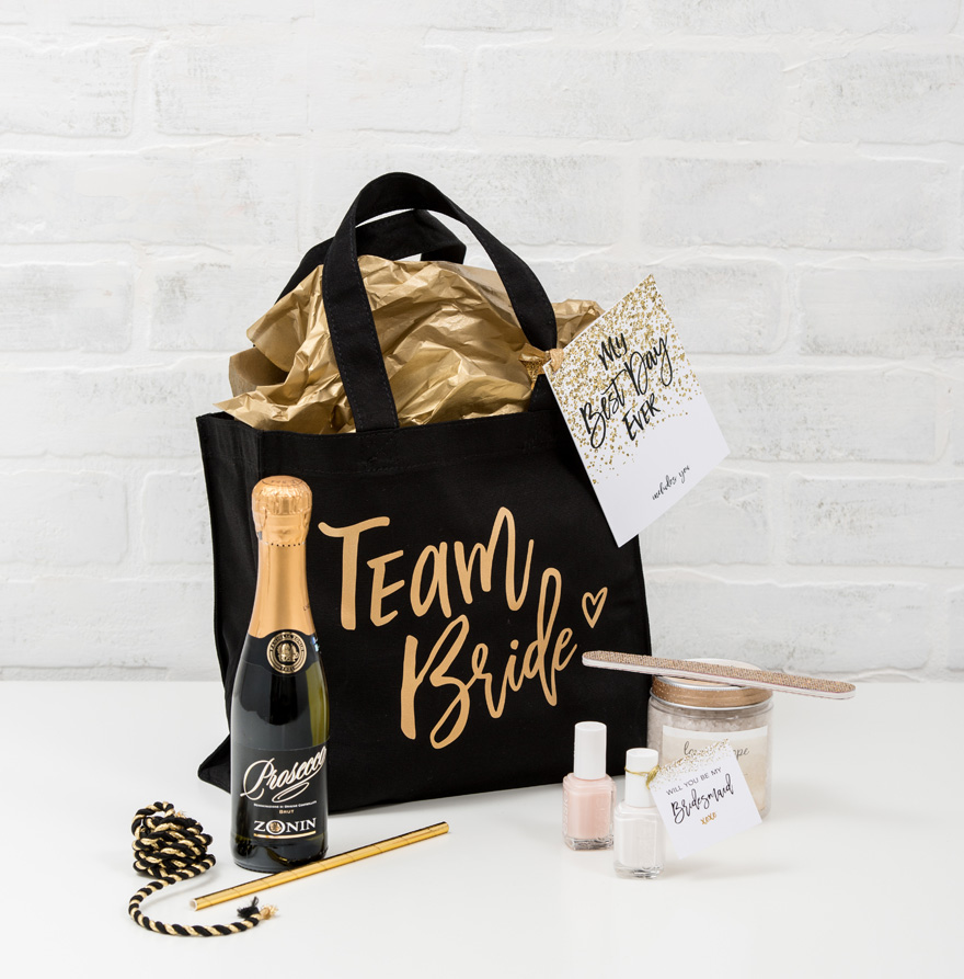 Team Bride Gift Bag of Goodies | Confetti.co.uk