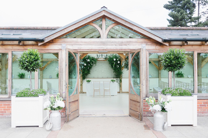 The Orangery by Nicholas Lau Photography - Gaynes Park The Orangery Wedding Ceremony Barn | Confetti.co.uk