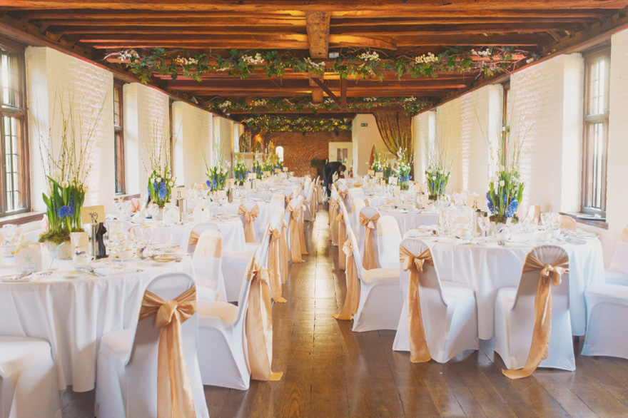 Tudor Barn Eltham London Spring Summer Barn Wedding with Wildflowers | Confetti.co.uk