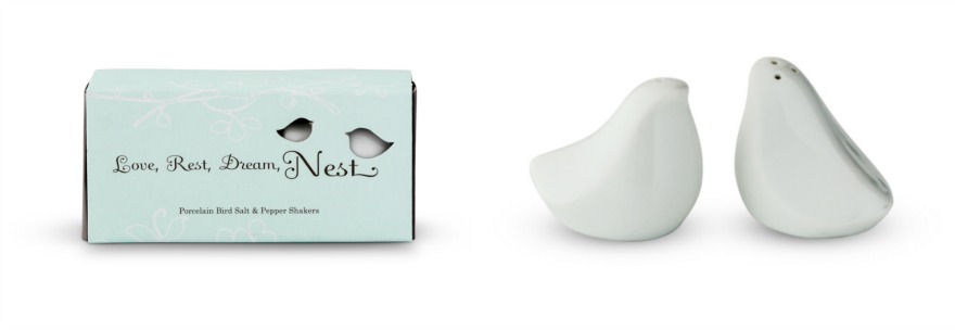 Salt and peper shaker love birds | Confetti.co.uk