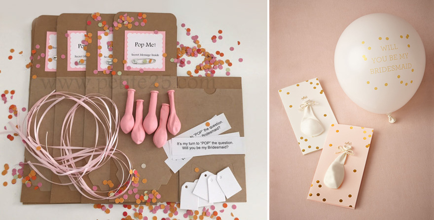 Will You Be My Bridesmaid Balloons | Confetti.co.uk