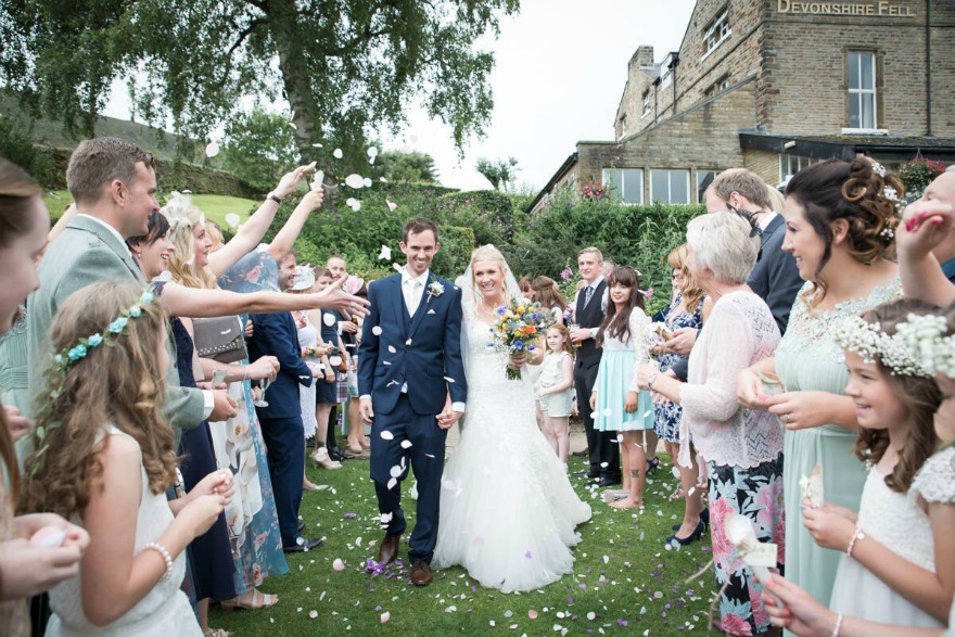 Helen and Jamie's wedding blessing at the Devonshire Fell | Confetti.co.uk