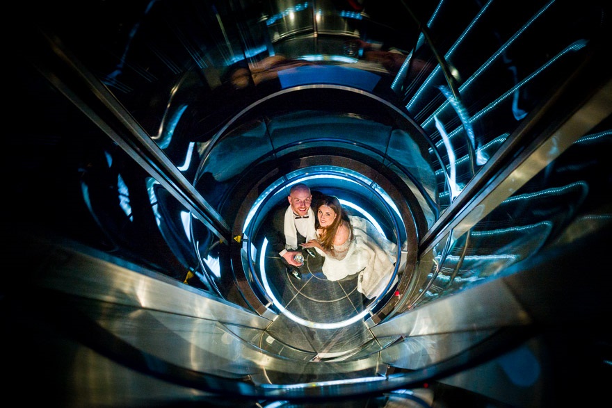 Isabel and Andrew's wedding at the Gherkin by Douglas Fry Wedding Photography | Confetti.co.uk