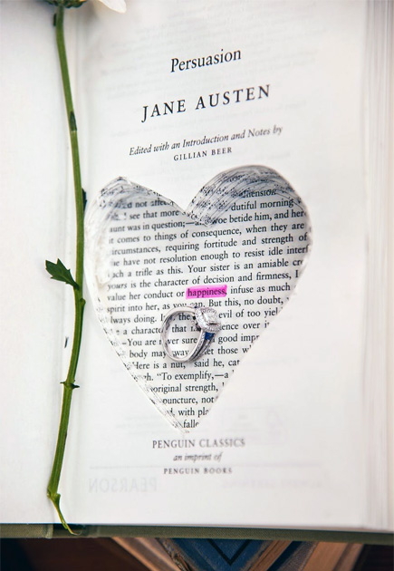 Persuasion by Jane Austen Book Ring Box Proposal Idea | Confetti.co.uk