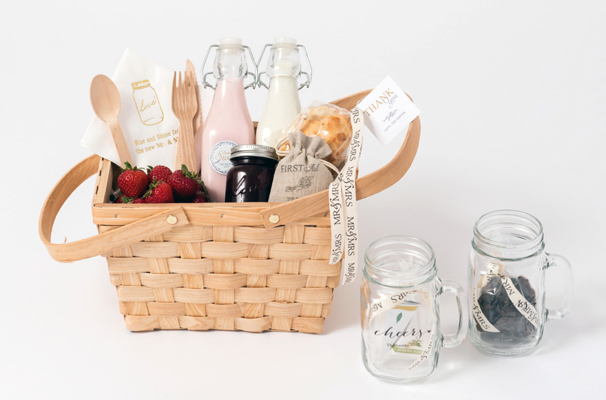 Picnic Basket Gift Box Wedding or Anniversary Gift Idea | Confetti.co.uk