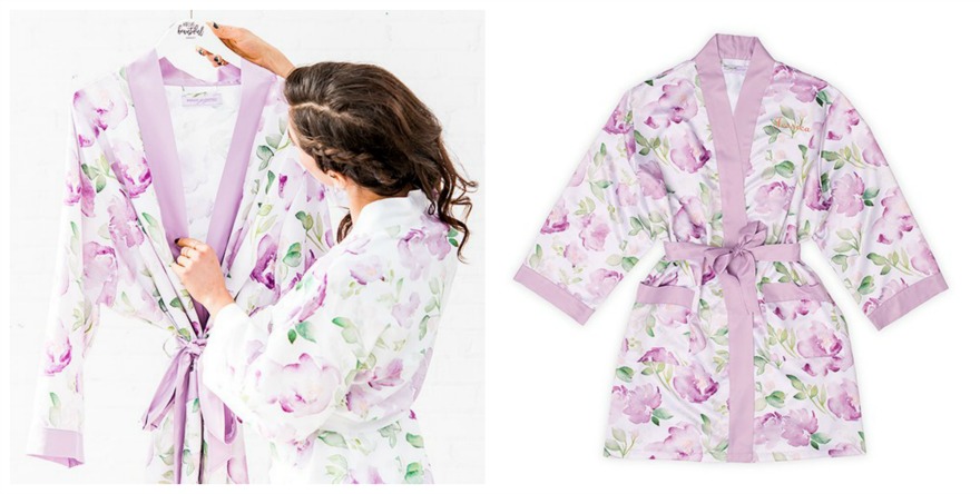 Lavender floral kimono | Confetti.co.uk