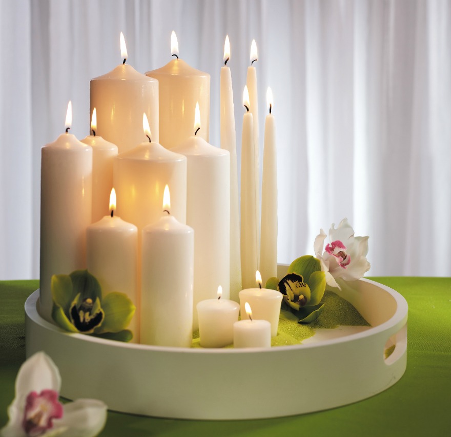 Assorted candles and lighting | Confetti.co.uk