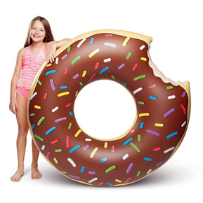 Chocolate Donut with Sprinkles Pool Float | Confetti.co.uk