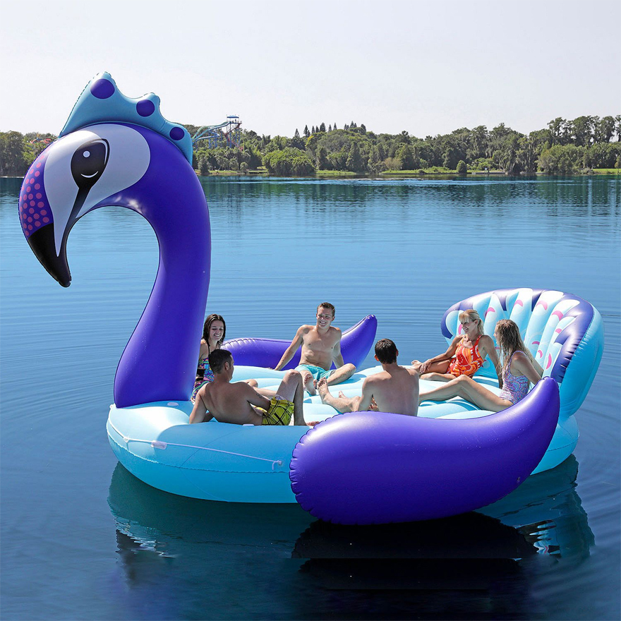 Peacock Giant Party Pool Float | Confetti.co.uk