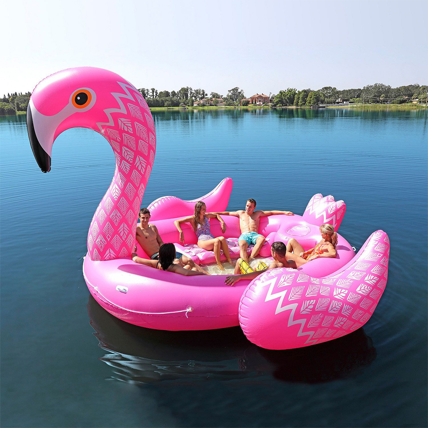 Pink Flamingo Giant Party Pool Float | Confetti.co.uk