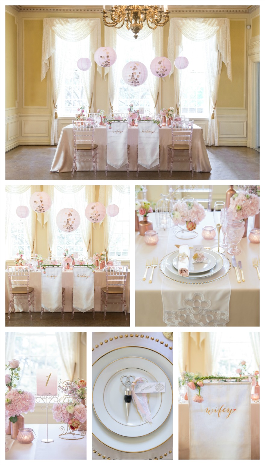 Classic wedding table decorations and chair decor | Confetti.co.uk