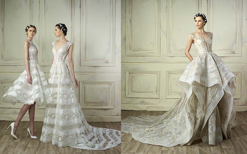 Bridal gowns by Gemy Maalouf