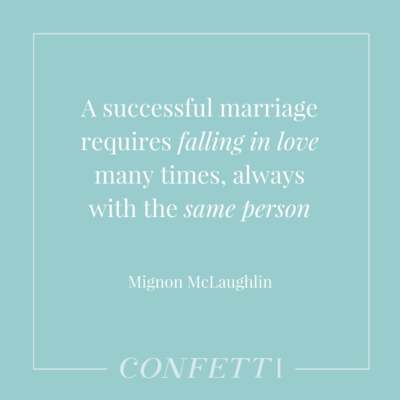 Mignon McLaughlin marriage quote