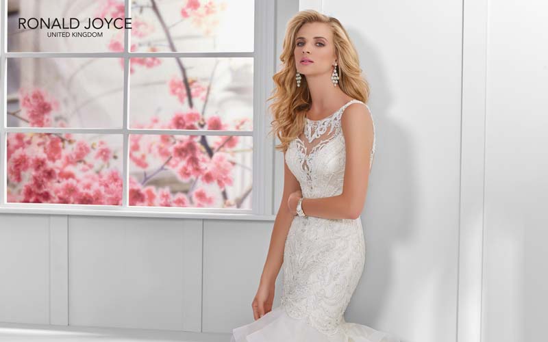 Glamorous wedding dress designer Ronald Joyce