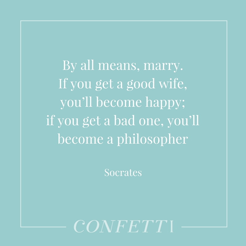 Socrates quote about marriage