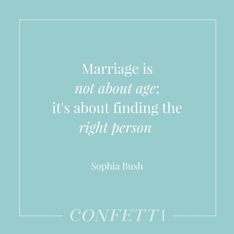 Quote about marriage by Sophia Bush