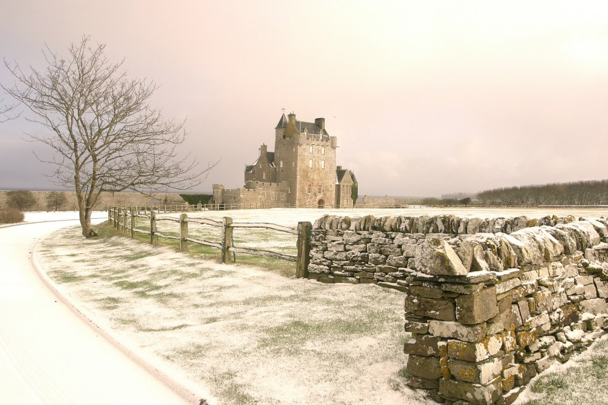 Ackergill Tower Hotel in Winter - Luxury Hotel In the Scottish Highlands - Castle Wedding Venue in Scotland by the Coast | Confetti.co.uk