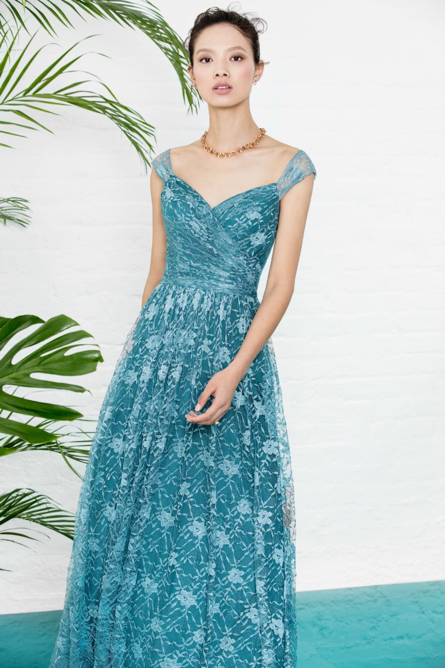 Blue bridesmaid dresses by Kelsey Rose | Confetti.co.uk