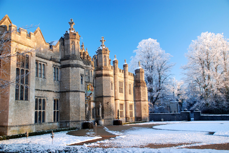 Hengrave Hall Grand Tudor Mansion Wedding - Historic Wedding Venue in Suffolk, England - Winter Wedding Venue - Hengrave Hall in Winter - Snow Covered Wedding Venue | Confetti.co.uk