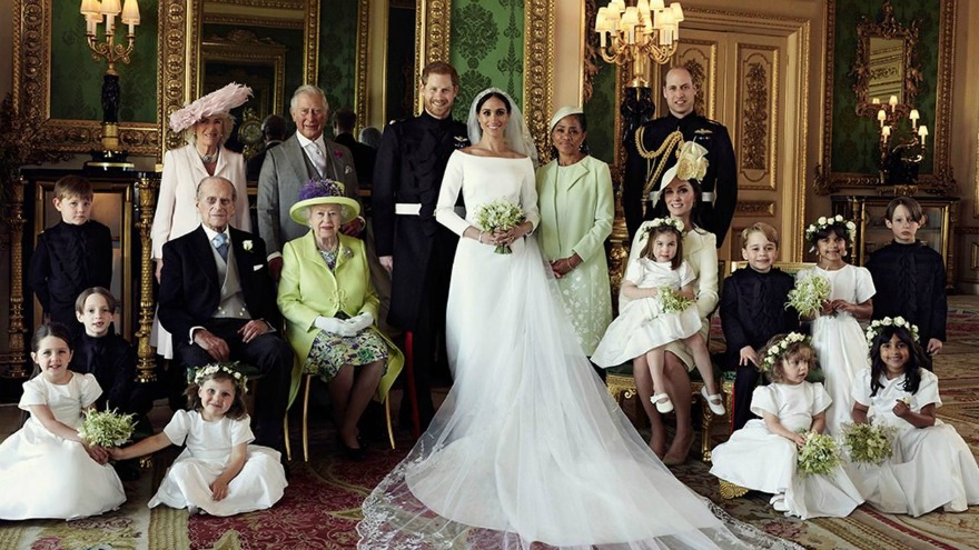 Meghan Markle's wedding dress image courtesy Kensington Palace | Confetti.co.uk