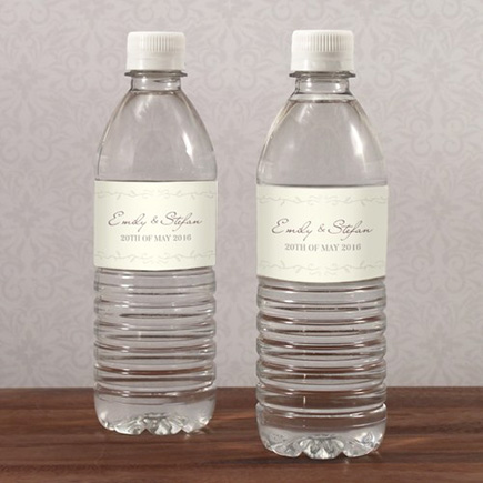 Rustic Equestrian Love Water Bottle Label - Simple and Understated Country Wedding Theme Design | Confetti.co.uk