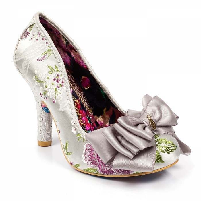 Silver bridesmaid shoes Ascot by Irregular Choice | Confetti.co.uk