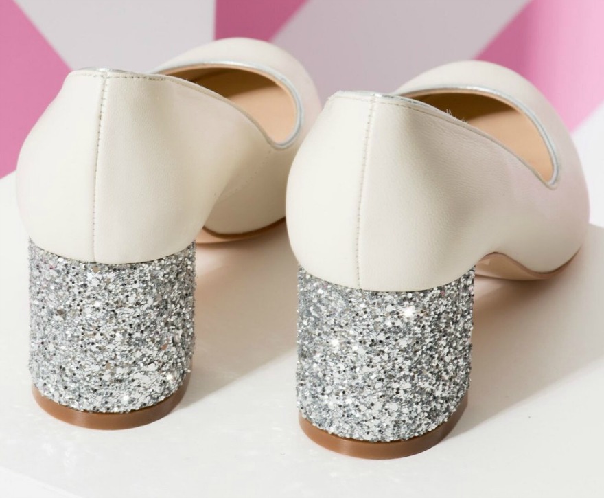 Silver Bridesmaid Shoes Etta by Charlotte Mills | Confetti.co.uk