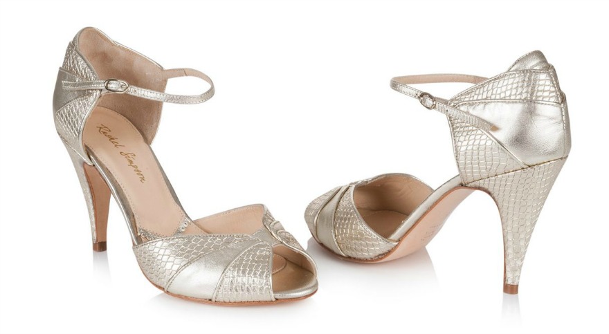 Silver bridesmaid shoes Gigi by Rachel Simpson | Confetti.co.uk