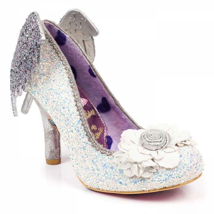 Silver bridesmaid shoes Icarus by Irregular Choice | Confetti.co.uk