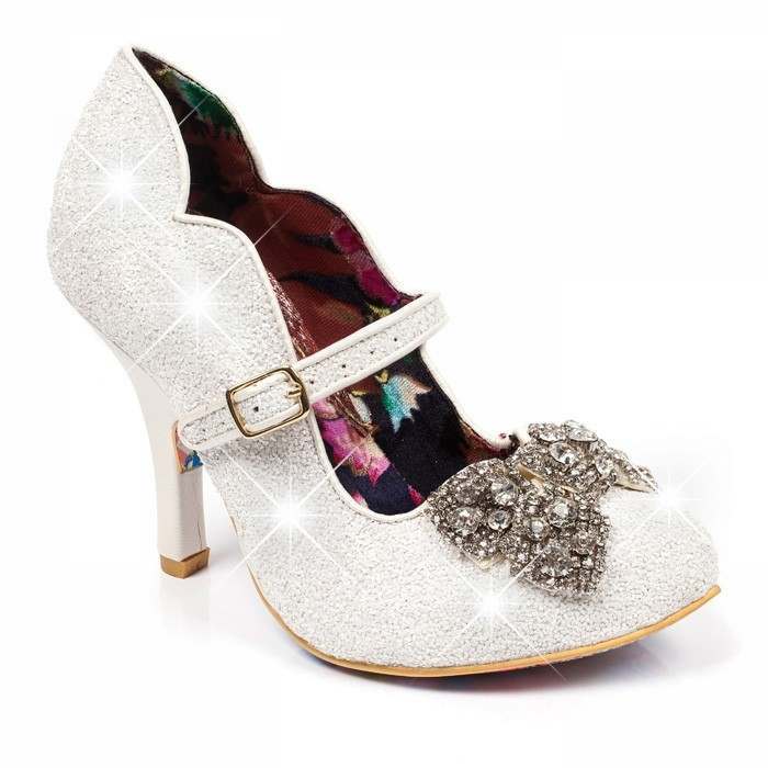 Silver bridesmaid shoes Shimmer by Irregular Choice | Confetti.co.uk