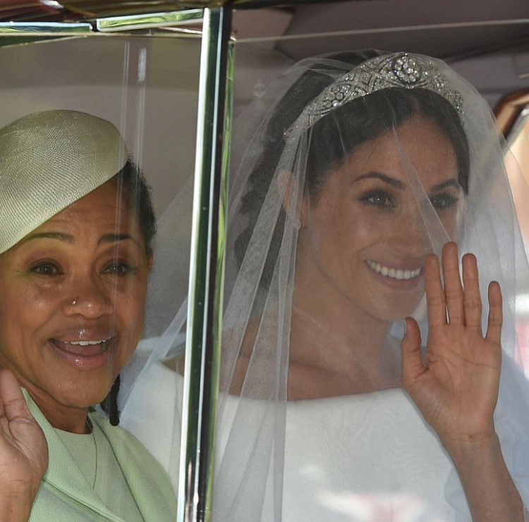 Meghan Markle on her wedding day