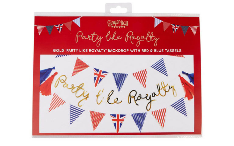 celebrate the royal wedding bunting