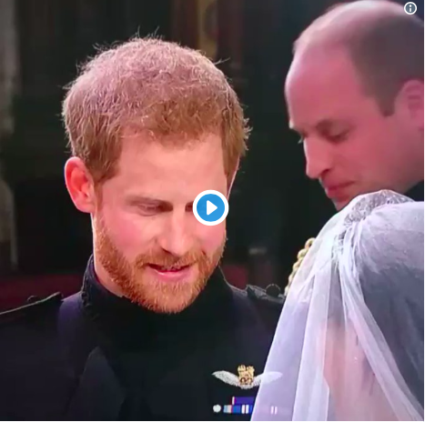 Prince Harry whispers to meghan Markle