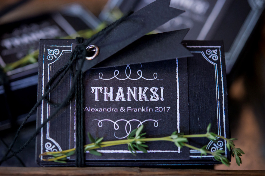 Chalkboard Favour Box Kits - Black and White Chalkboard Wedding Favour Boxes | Confetti.co.uk