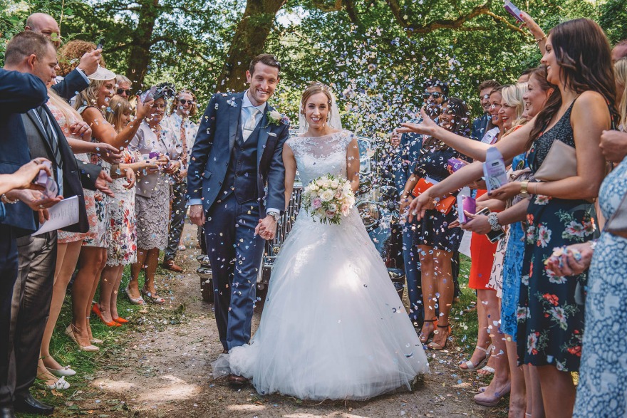 Wedding confetti throwing image by Emma-Jane Photography | Confetti.co.uk