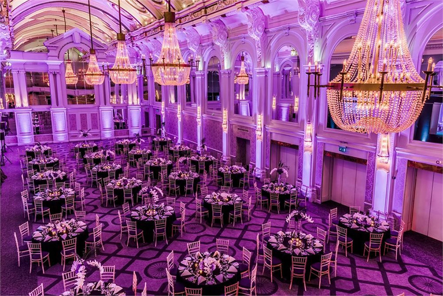 De Vere Grand Connaught Rooms in Covent Garden with Ornate Arched Ceilings and Impressive Chandeliers - Historical Asian Wedding Venue in Central London | Confetti.co.uk